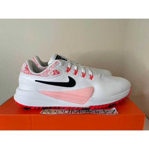 Nike Victory Pro 4 Golf White Pink Bloom Masters Mens IM3485 100 - Picture 3 of 6